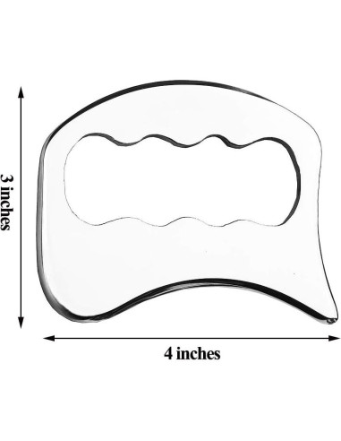 Herramienta Gua Sha Acero Inoxidable FeelFree Sport 12.7cm