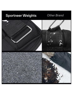 Pesas de Tobillo Ajustables Sportneer 3.2 kg para Ejercicio 2