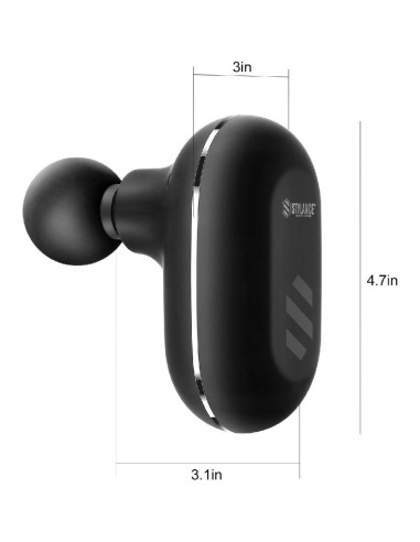 Mini Pistola de Masaje STYLANCE Portátil 4 Velocidades 340g