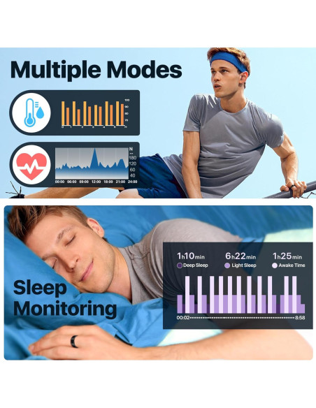 Anillo Inteligente Kuinha 51043a2f - Salud y Fitness IP68 Anillo Inteligente Kuinha 51043a2f - Salud y Fitness IP68