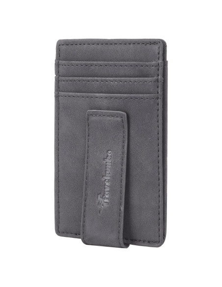 Clip de Dinero Travelambo para Hombres Slim RFID Negro Clip de Dinero Travelambo para Hombres Slim RFID Negro