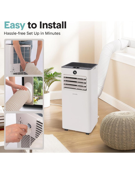 Aire Acondicionado Portátil SereneLife 8000 BTU 32.5 m Aire Acondicionado Portátil SereneLife 8000 BTU 32.5 m