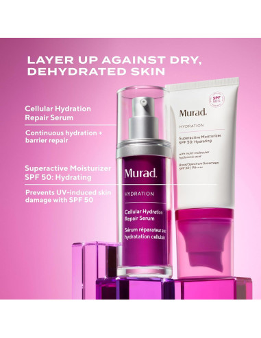 Hidratante Facial SPF 50 Murad con Ácido Hialurónico 50ml