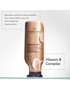 Acondicionador Pureology Nanoworks Gold 266 ml - Cabello Seco y Tratado 2