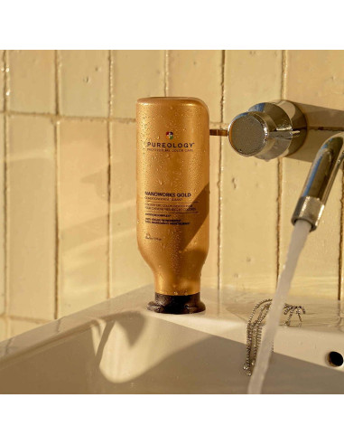 Acondicionador Pureology Nanoworks Gold 266 ml - Cabello Seco y Tratado