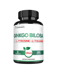 Suplemento Ginkgo Biloba 1000mg Satoomi - 120 Cápsulas