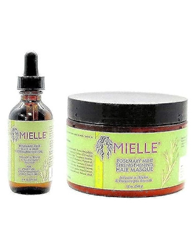 Aceite Capilar Orgánico Romero y Menta Crema Mielle 500ml