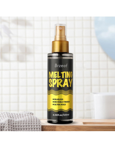 Spray de Derretimiento para Pelucas Brzeaf 120ml - Sostenimiento Fuerte