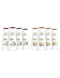 Dove Gel de Ducha 4x250ml Coco y Manteca de Cacao + Karité y Vainilla