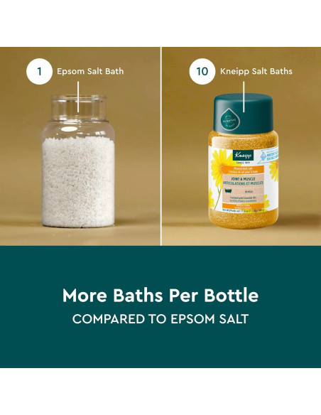Sal de Baño Mineral Kneipp con Árnica 500 g - Alivio Muscular Sal de Baño Mineral Kneipp con Árnica 500 g - Alivio Muscular
