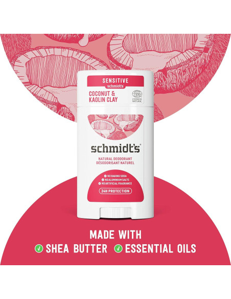 Desodorante Natural Schmidt's Coco y Arcilla Kaolin 75g 2-pk Desodorante Natural Schmidt's Coco y Arcilla Kaolin 75g 2-pk