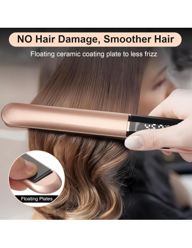 Plancha y Rizador de Pelo 2 en 1 Shenzhen Kangsheng 150-230C