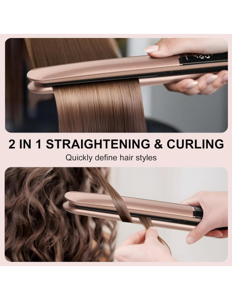 Plancha y Rizador de Pelo 2 en 1 Shenzhen Kangsheng 150-230C Plancha y Rizador de Pelo 2 en 1 Shenzhen Kangsheng 150-230C