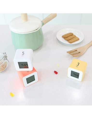 Reloj Temporizador Digital Mooas Multi Cube Menta 1-10 min