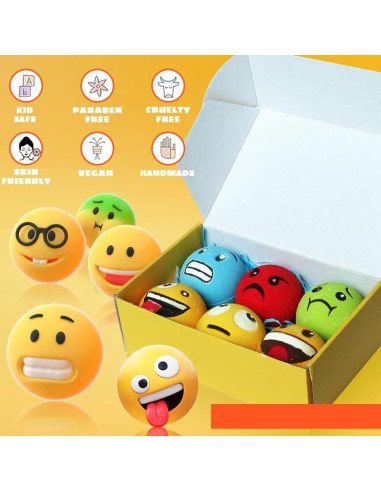 Set de 6 Bombas de Baño HZEX - Extra Grandes 250g - Aromas Naturales