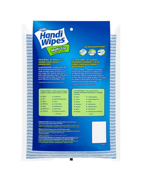 Clorox Handi Wipes Paños Reutilizables Multiusos 6 Unidades Clorox Handi Wipes Paños Reutilizables Multiusos 6 Unidades