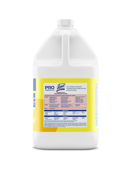 Desinfectante Limpiador Lysol Profesional 512 Onzas Limón Desinfectante Limpiador Lysol Profesional 512 Onzas Limón