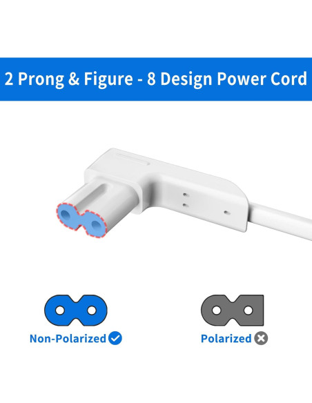 Cable de Alimentación Reemplazo 35CM para Sonos One/One SL/Play 1 - Blanco Cable de Alimentación Reemplazo 35CM para Sonos One/One SL/Play 1 - Blanco
