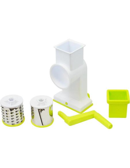 Rallador de tambor rotativo 2 en 1 Southern Homewares - Blanco Rallador de tambor rotativo 2 en 1 Southern Homewares - Blanco