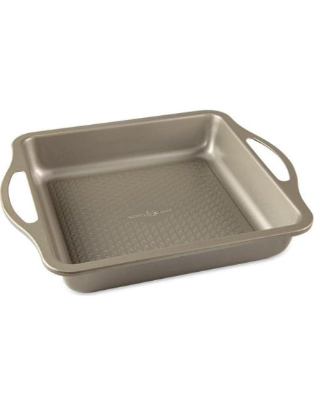 Molde Cuadrado Antiadhesivo Nordic Ware 9x9 Pulgadas Molde Cuadrado Antiadhesivo Nordic Ware 9x9 Pulgadas
