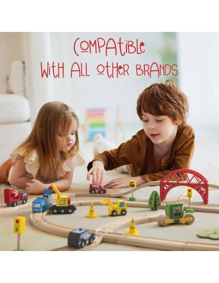 Set de Coches de Madera KipiPol 10 Piezas para Niños 4-10 Años Set de Coches de Madera KipiPol 10 Piezas para Niños 4-10 Años