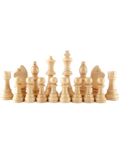 Piezas de Ajedrez de Madera Amerous Estilo Francés 11.56 cm