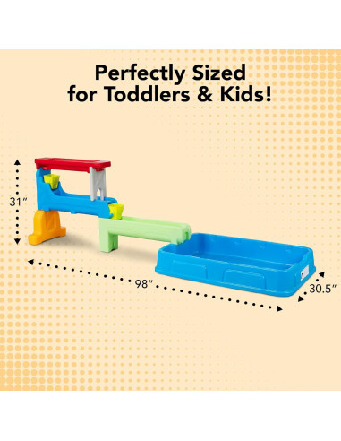 Mesa de Agua Simplay3 Raindrop Falls con Piscina Splash 9 Accesorios