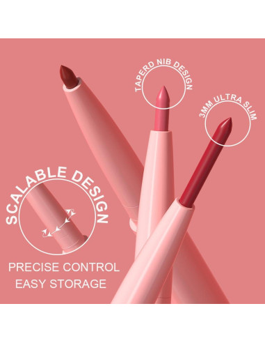 Kit de Lápiz Labial Retráctil KIMIEYE 12 Colores 28g