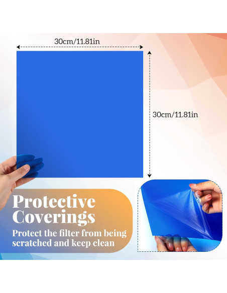 Filtros de Gel de Color Barydat 30x30 cm 12 Pcs PVC Filtros de Gel de Color Barydat 30x30 cm 12 Pcs PVC