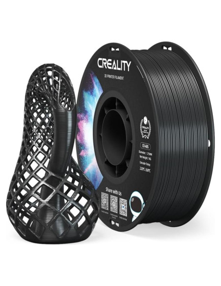 Filamento ABS Creality 1.75mm Negro 1kg para Impresora 3D Filamento ABS Creality 1.75mm Negro 1kg para Impresora 3D
