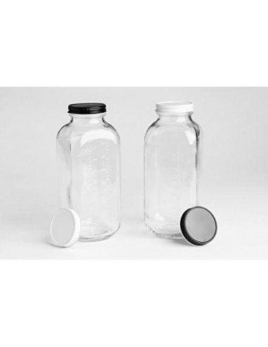 Botellas de Vidrio Vintage Crystal Country 950ml con Tapas