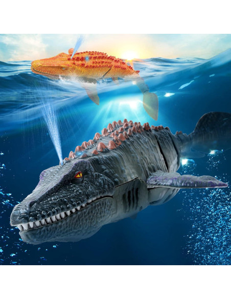 Juguete de Control Remoto Mosasaurus 19.5cm Gris - fromeasy Juguete de Control Remoto Mosasaurus 19.5cm Gris - fromeasy