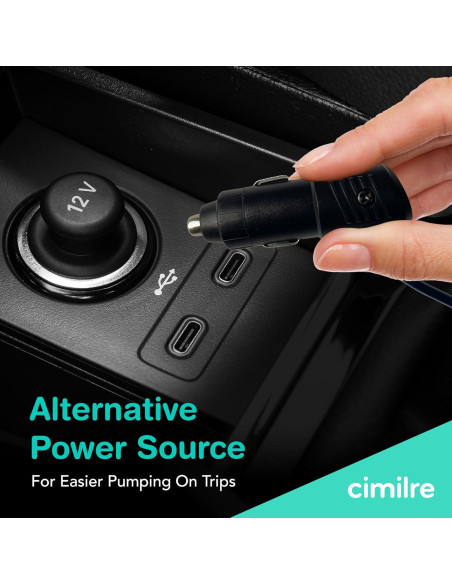 Adaptador de Coche Cimilre S6 y S6+ 12V para Bomba de Pecho Adaptador de Coche Cimilre S6 y S6+ 12V para Bomba de Pecho