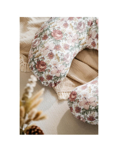 Funda de Almohada de Lactancia Little Jump Floral Vintage - 2 Pzas