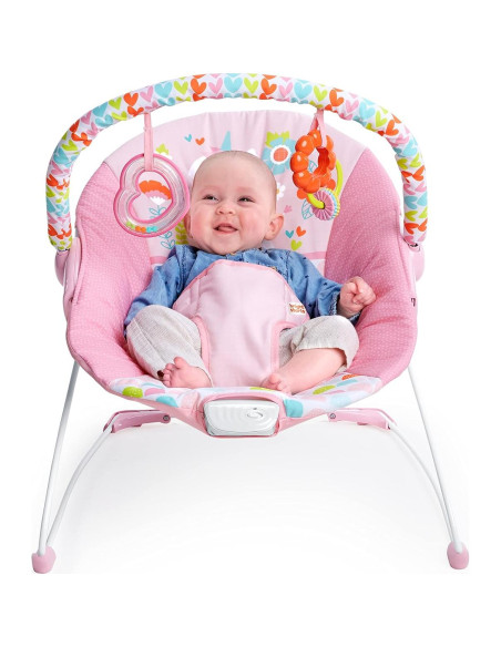 Asiento de rebote para bebés Bright Starts Unicornio Rosa 0-9 kg Asiento de rebote para bebés Bright Starts Unicornio Rosa 0-9 kg