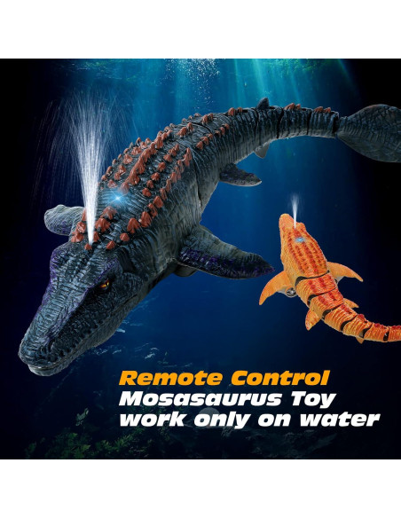 Juguete de Control Remoto Mosasaurus 19.5cm Gris - fromeasy Juguete de Control Remoto Mosasaurus 19.5cm Gris - fromeasy