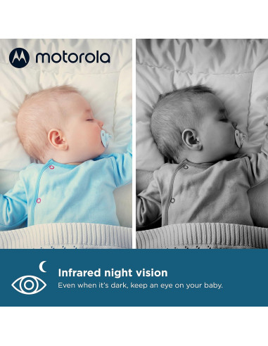 Cámara Monitor de Bebé Motorola Nursery VM75 5" Inalámbrica