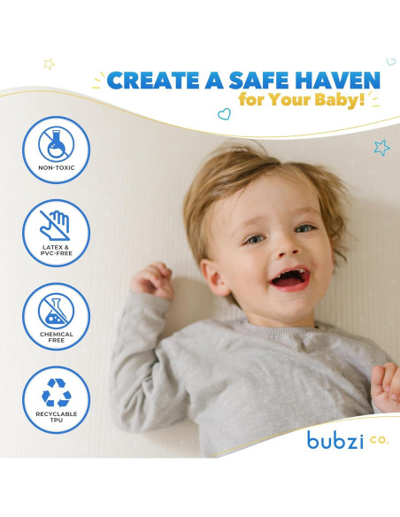 Alfombra de Juego Grande Bubzi Co 1.4x2m No Tóxica para Bebés Alfombra de Juego Grande Bubzi Co 1.4x2m No Tóxica para Bebés
