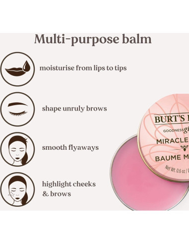 Bálsamo Milagroso Burt's Bees 100% Natural 17g Multiusos