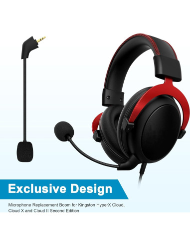 Micrófono de Reemplazo Toxaoii para Auriculares HyperX Cloud II