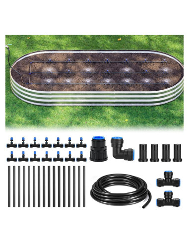 Kit de Riego por Goteo HIRALIY Mediano para Jardín 0.91x2.44m