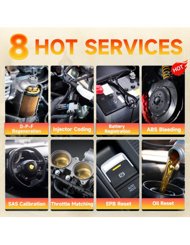 Escáner OBD2 FOXWELL NT624 Elite - Diagnóstico Completo