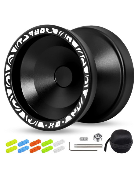 Yoyo Profesional Wabesmanis X6 Metal 6061 Responsivo y No Responsivo Yoyo Profesional Wabesmanis X6 Metal 6061 Responsivo y No Responsivo