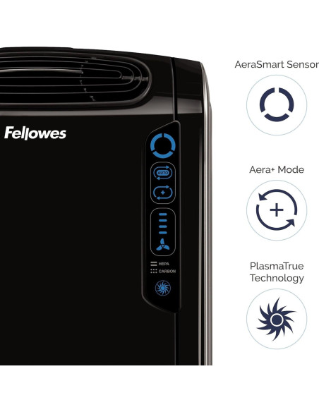 Purificador de Aire Fellowes AeraMax 190 HEPA para Habitaciones Medianas Purificador de Aire Fellowes AeraMax 190 HEPA para Habitaciones Medianas