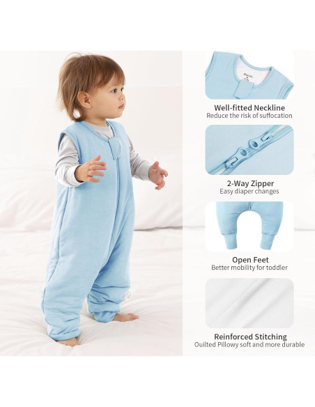 Saco de dormir para bebés EasyFi 0-24 meses 0.5 Tog azul Saco de dormir para bebés EasyFi 0-24 meses 0.5 Tog azul