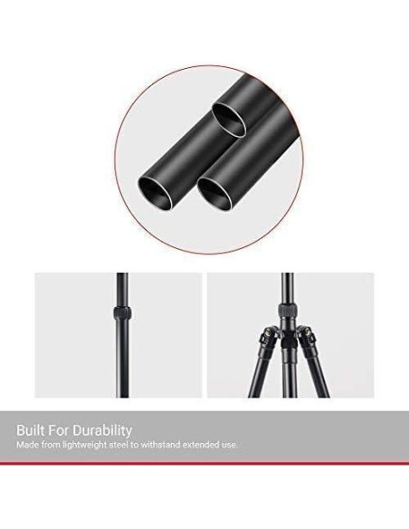 Trípode Universal Anker Mars 3 Ajustable 139 cm Negro Trípode Universal Anker Mars 3 Ajustable 139 cm Negro