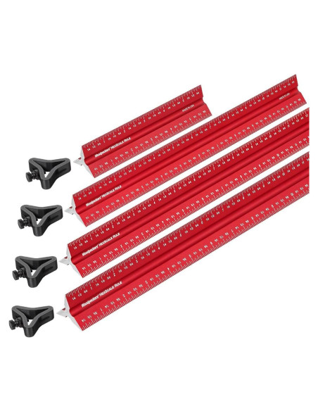 Regla HexScale Woodpeckers 12" (300mm) 6-en-1 con Parada Regla HexScale Woodpeckers 12" (300mm) 6-en-1 con Parada