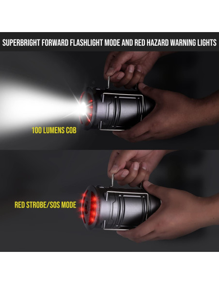 Linterna LED Plegable Lichamp 4 Pack 300 Lúmenes Camping Linterna LED Plegable Lichamp 4 Pack 300 Lúmenes Camping