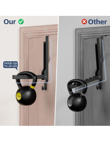 Perchero Plegable Sobre La Puerta WLCSNG Negro 6 Ganchos
