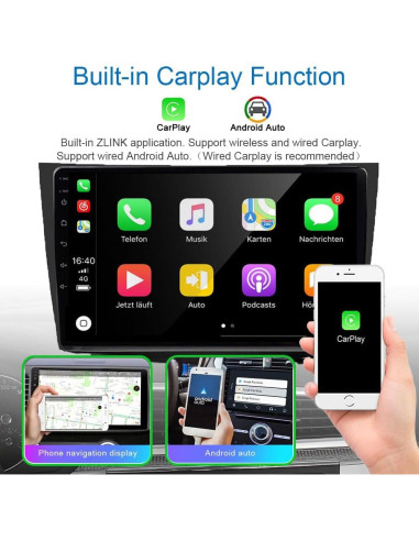 Estéreo de Coche GOJOHO para Suzuki Kizashi 2005-2019 9" GPS